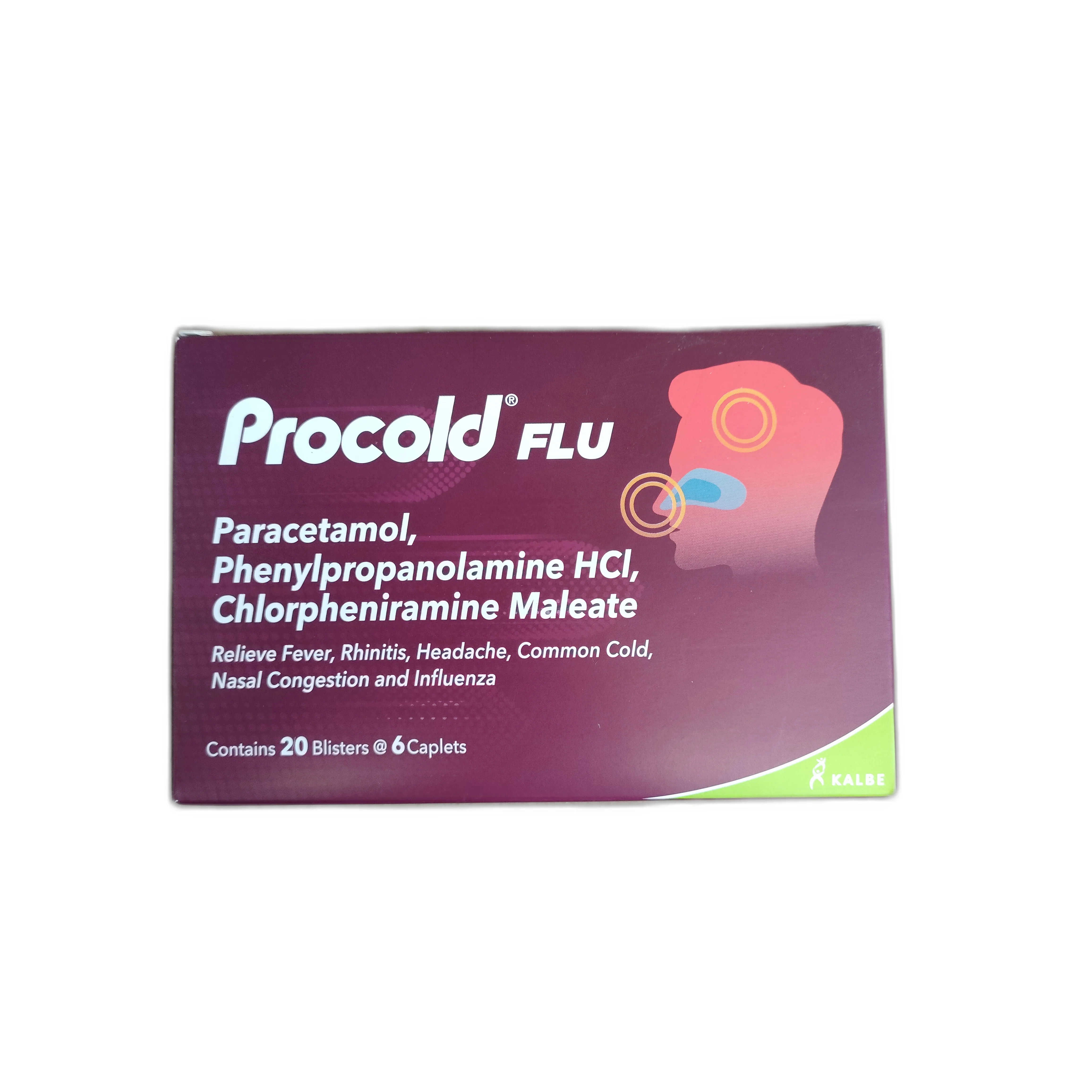 Procold Flu — available at pharmacies in Cambodia on PharmKulen