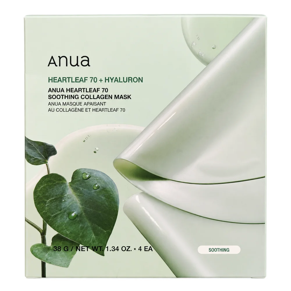 Anua Heartleaf 70 Soothing Collagen Mask — available at pharmacies in Cambodia on PharmKulen