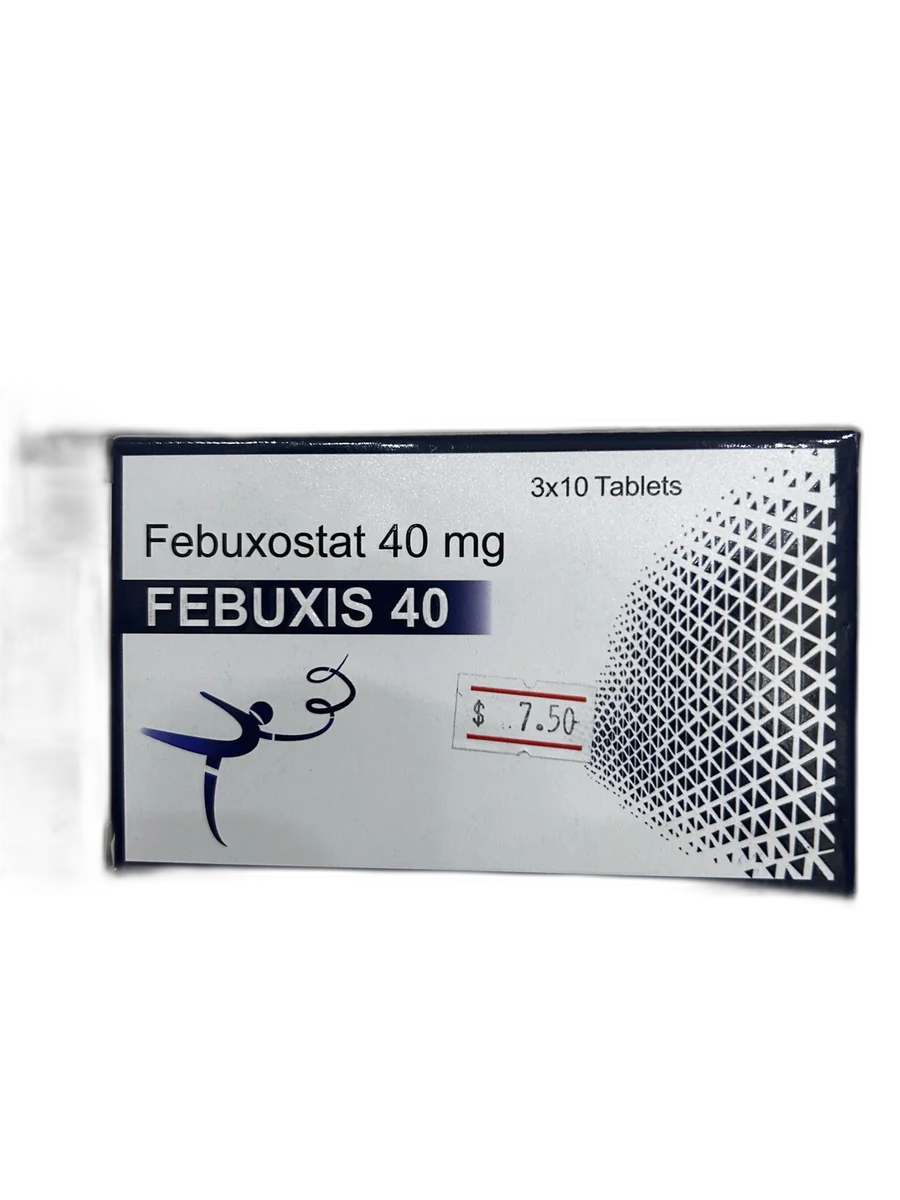 Febuxis 40 — available at pharmacies in Cambodia on PharmKulen