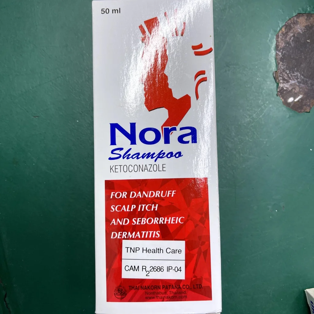 Nora Shampoo — available at pharmacies in Cambodia on PharmKulen