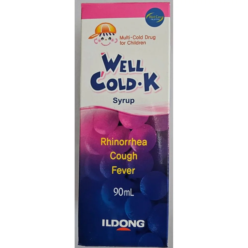 Well Cold-K — available at pharmacies in Cambodia on PharmKulen