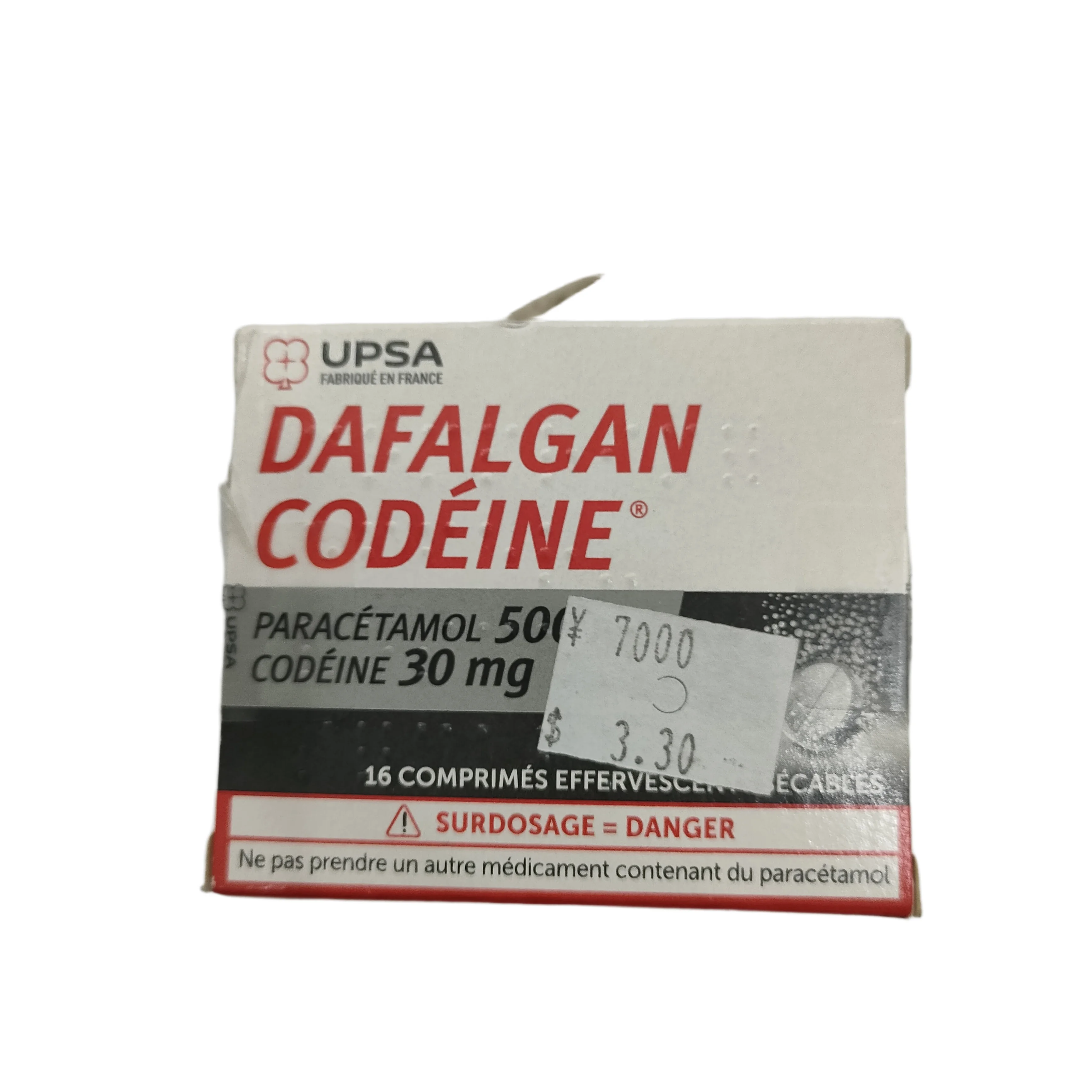 DAFALGAN CODEINE — available at pharmacies in Cambodia on PharmKulen
