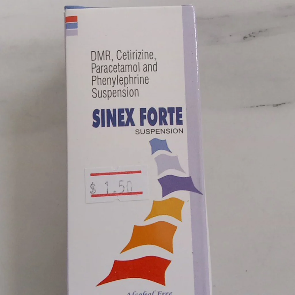 SINEX FORTE — available at pharmacies in Cambodia on PharmKulen