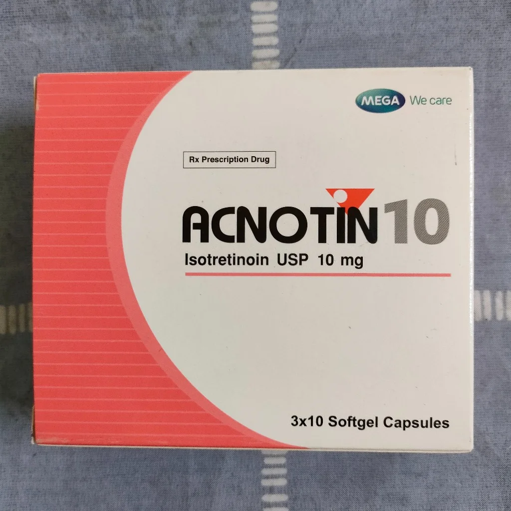 Acnotin 10 — available at pharmacies in Cambodia on PharmKulen