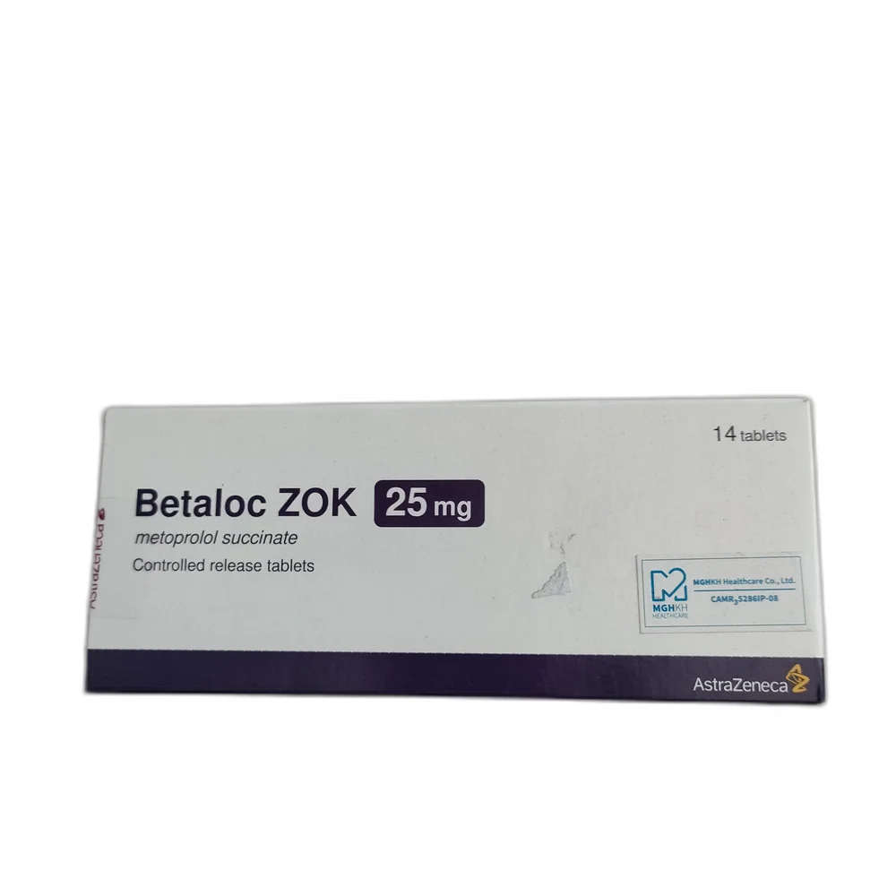 Betaloc ZOK 25 mg — available at pharmacies in Cambodia on PharmKulen