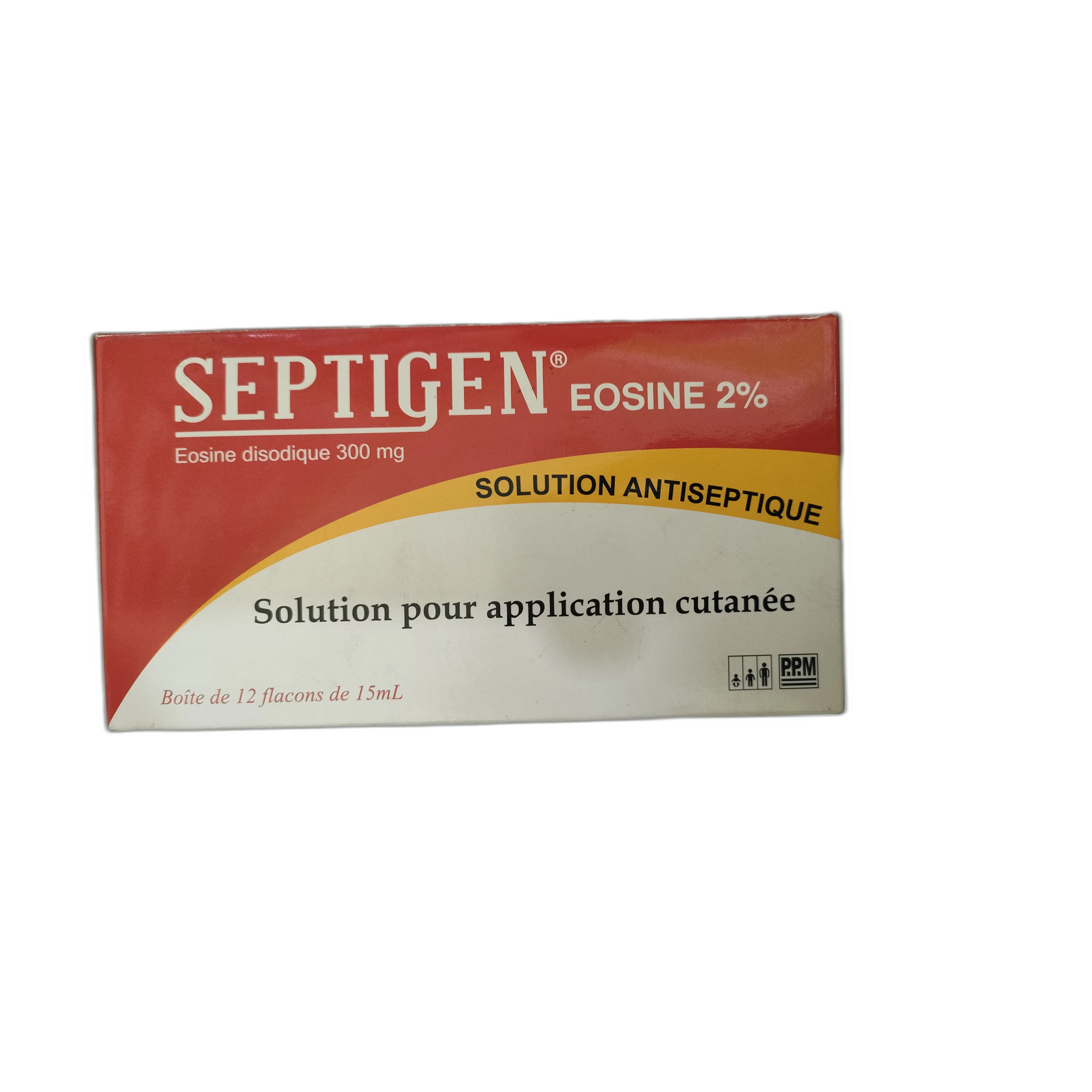 SEPTIGEN Eosine 2% Antiseptic Solution — available at pharmacies in Cambodia on PharmKulen