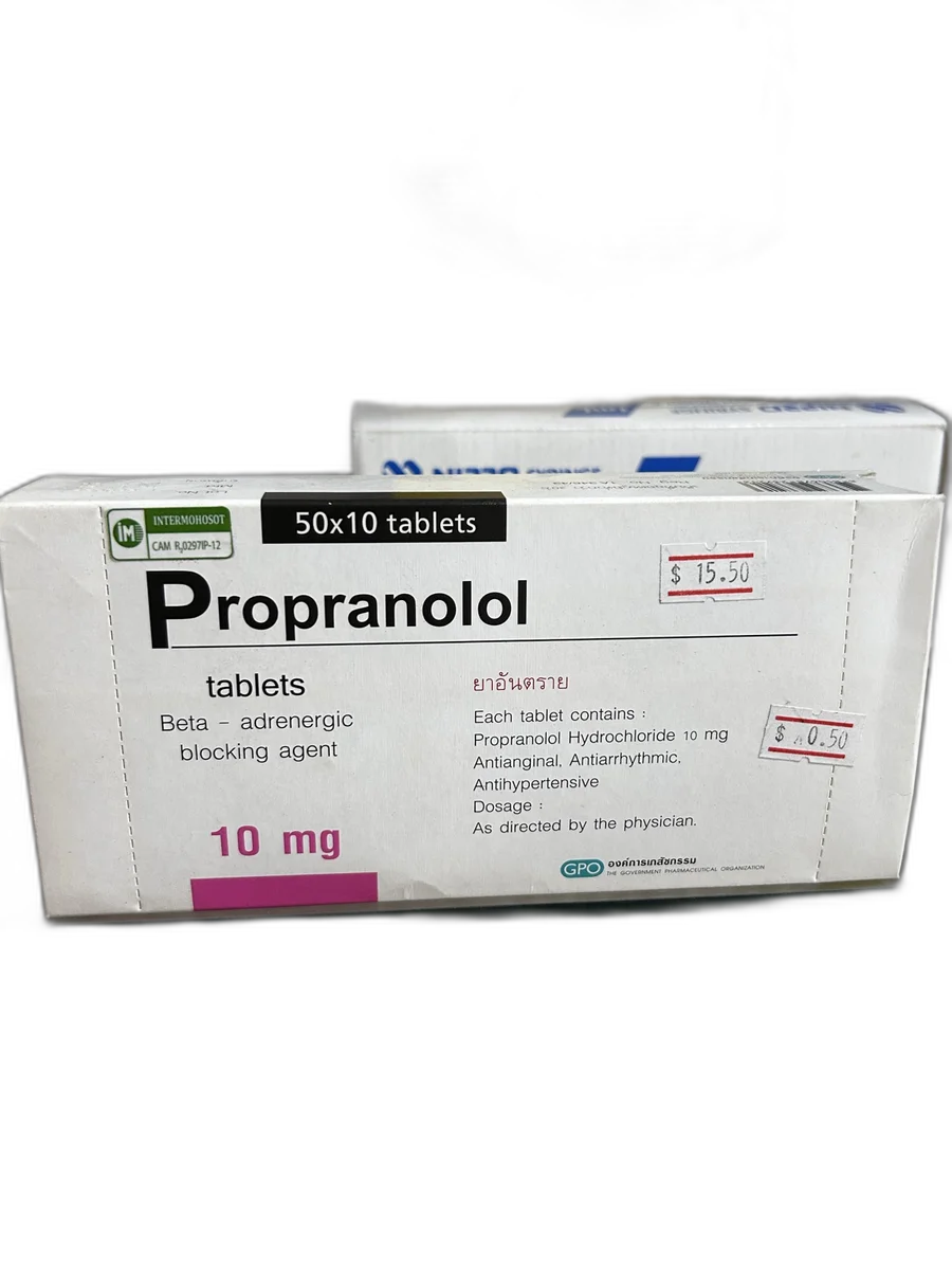 Propranolol 10mg — available at pharmacies in Cambodia on PharmKulen