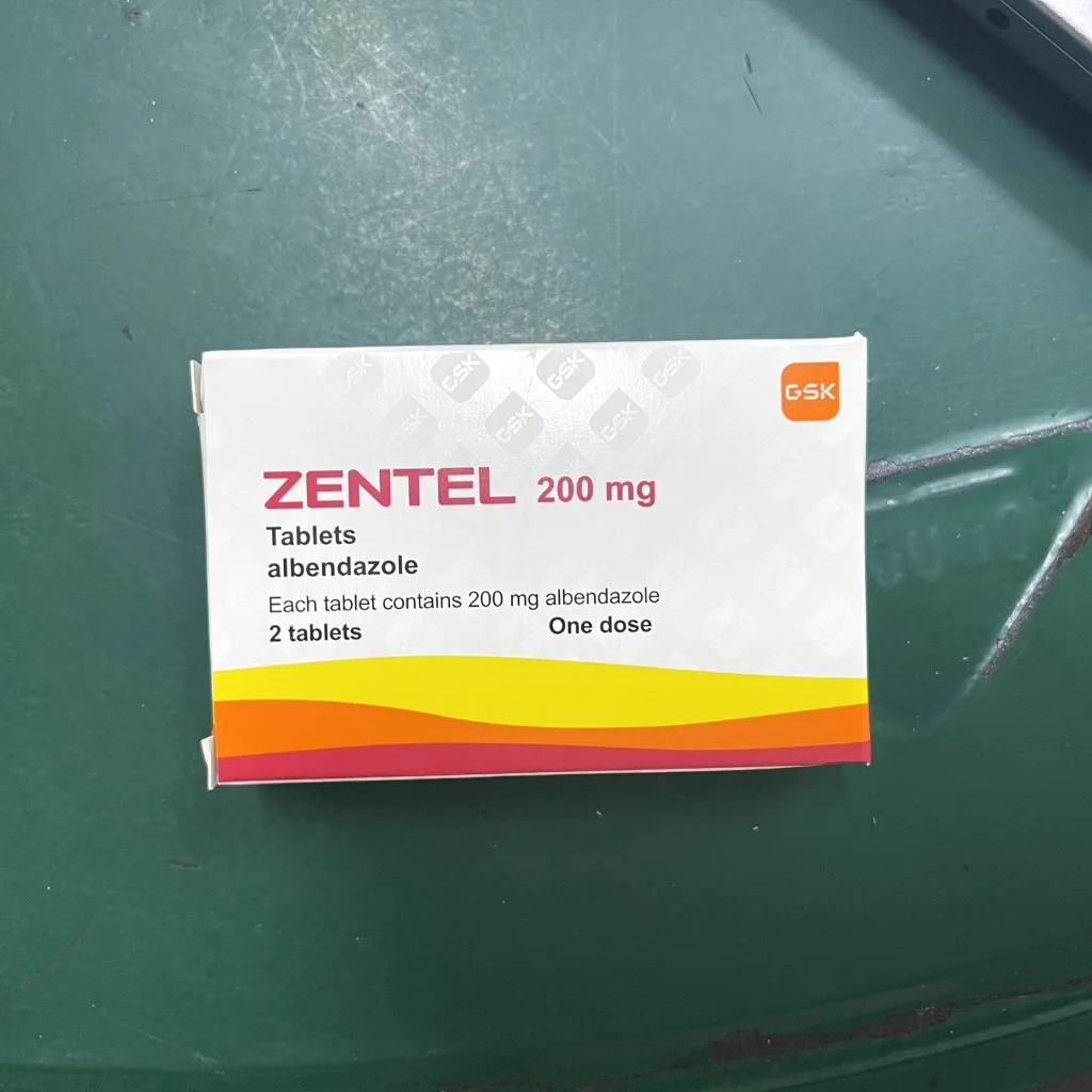 Zentel — available at pharmacies in Cambodia on PharmKulen