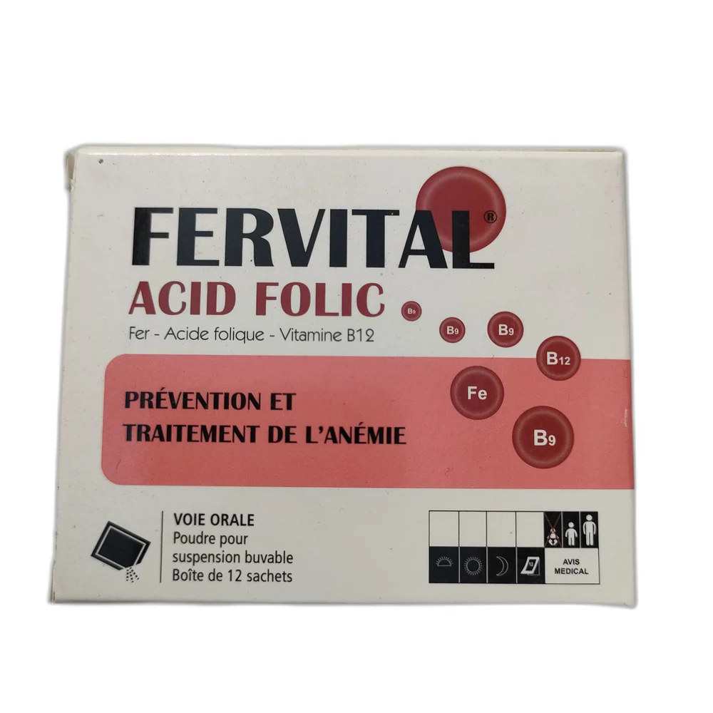 Fervital Acid Folic — available at pharmacies in Cambodia on PharmKulen