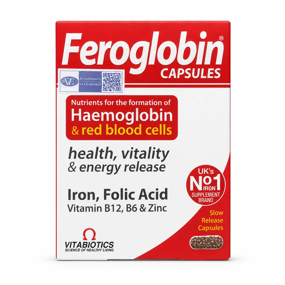 Feroglobin Capsules — available at pharmacies in Cambodia on PharmKulen