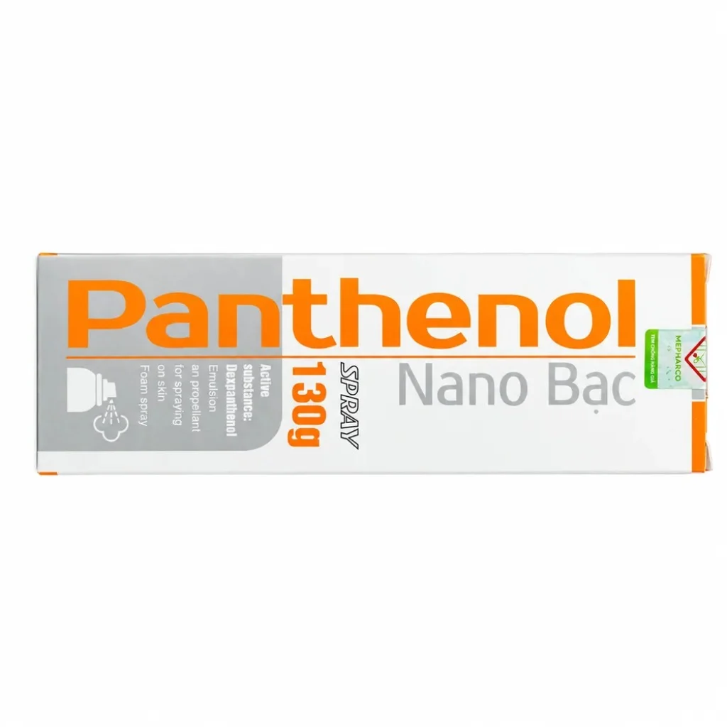 Panthenol Nano Bạc — available at pharmacies in Cambodia on PharmKulen
