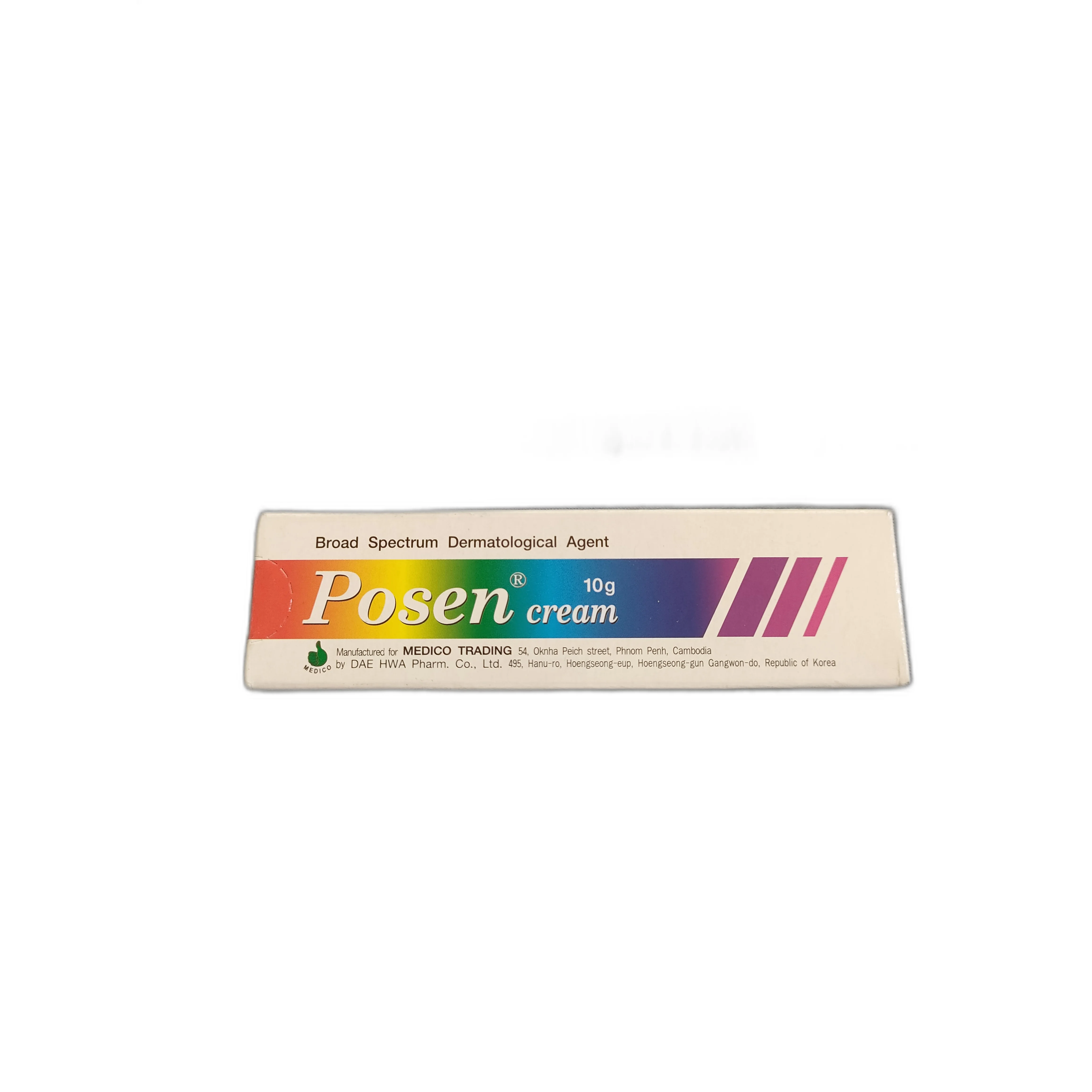Posen cream 10g — available at pharmacies in Cambodia on PharmKulen