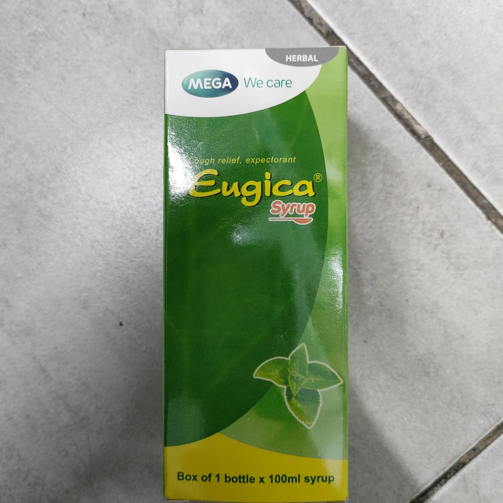 Eugica Syrup — available at pharmacies in Cambodia on PharmKulen
