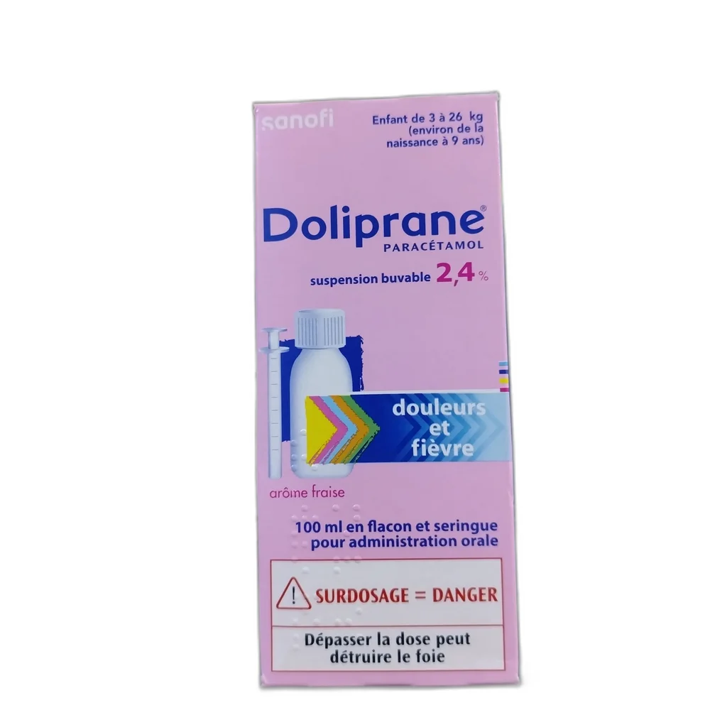Doliprane — available at pharmacies in Cambodia on PharmKulen