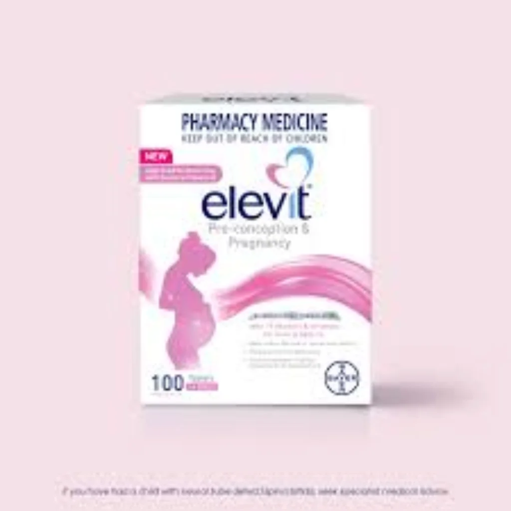 Elevit Pre-conception & Pregnancy — available at pharmacies in Cambodia on PharmKulen