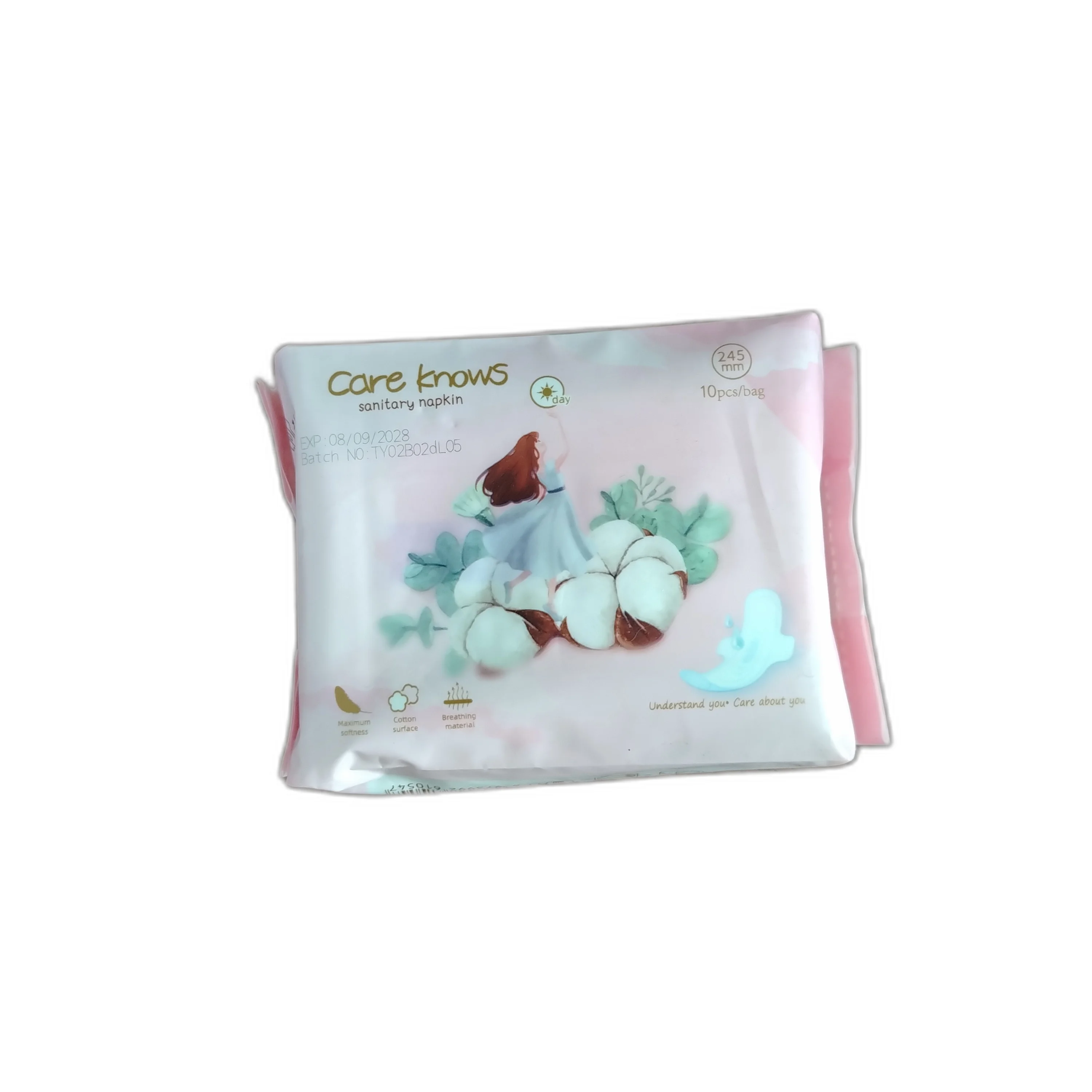Care Knows Sanitary Napkin — available at pharmacies in Cambodia on PharmKulen