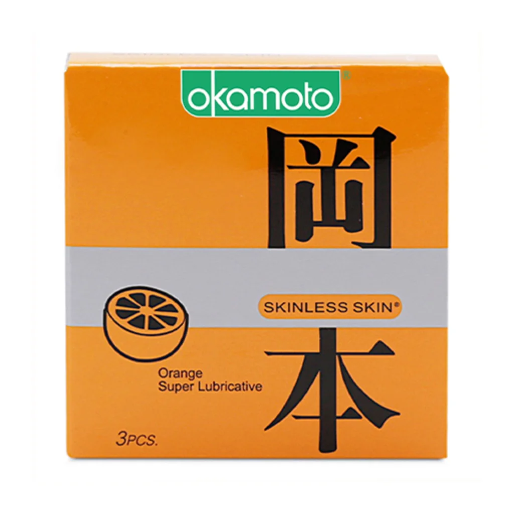 Okamoto Skinless Skin Orange — available at pharmacies in Cambodia on PharmKulen