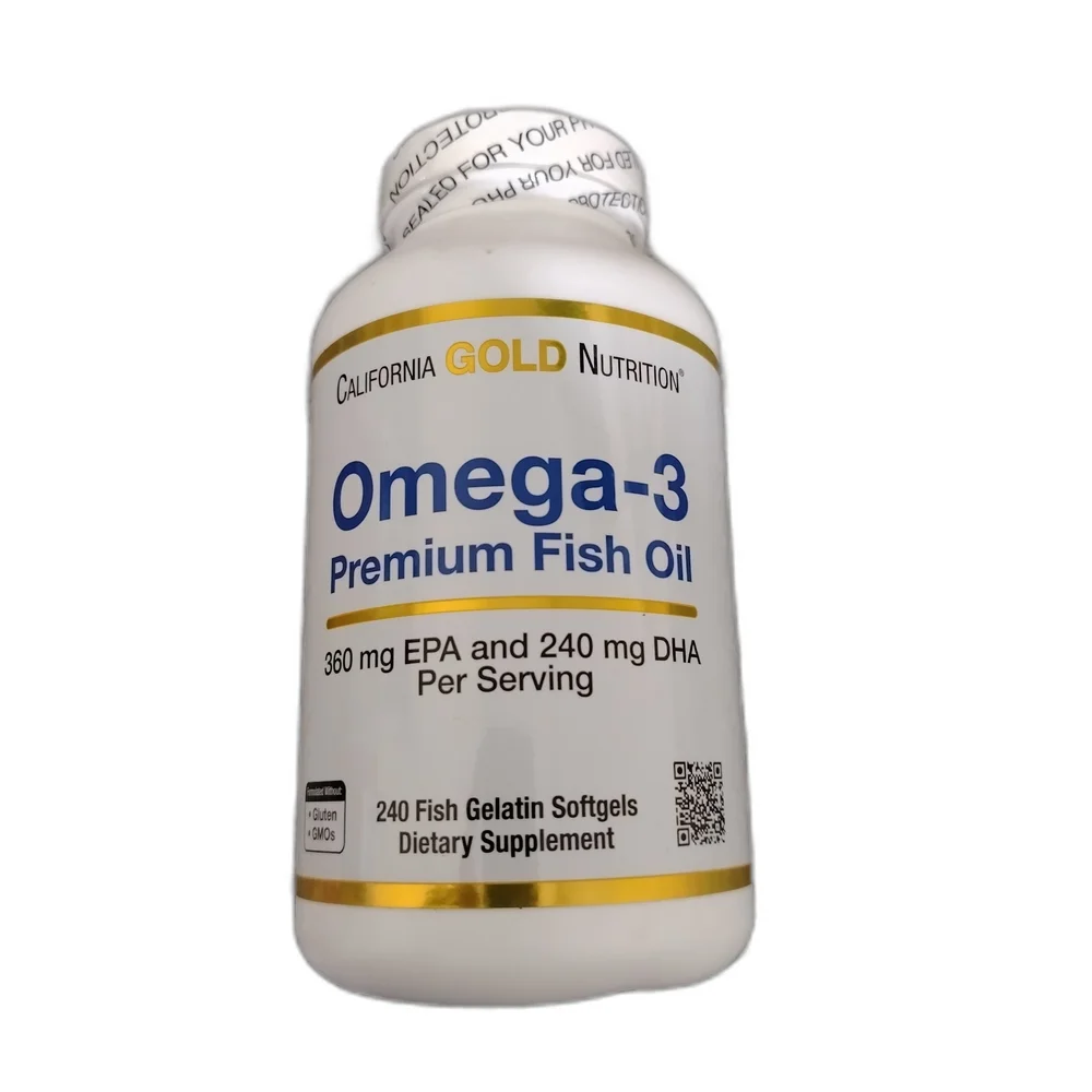California Gold Nutrition Omega-3 Premium Fish Oil — available at pharmacies in Cambodia on PharmKulen