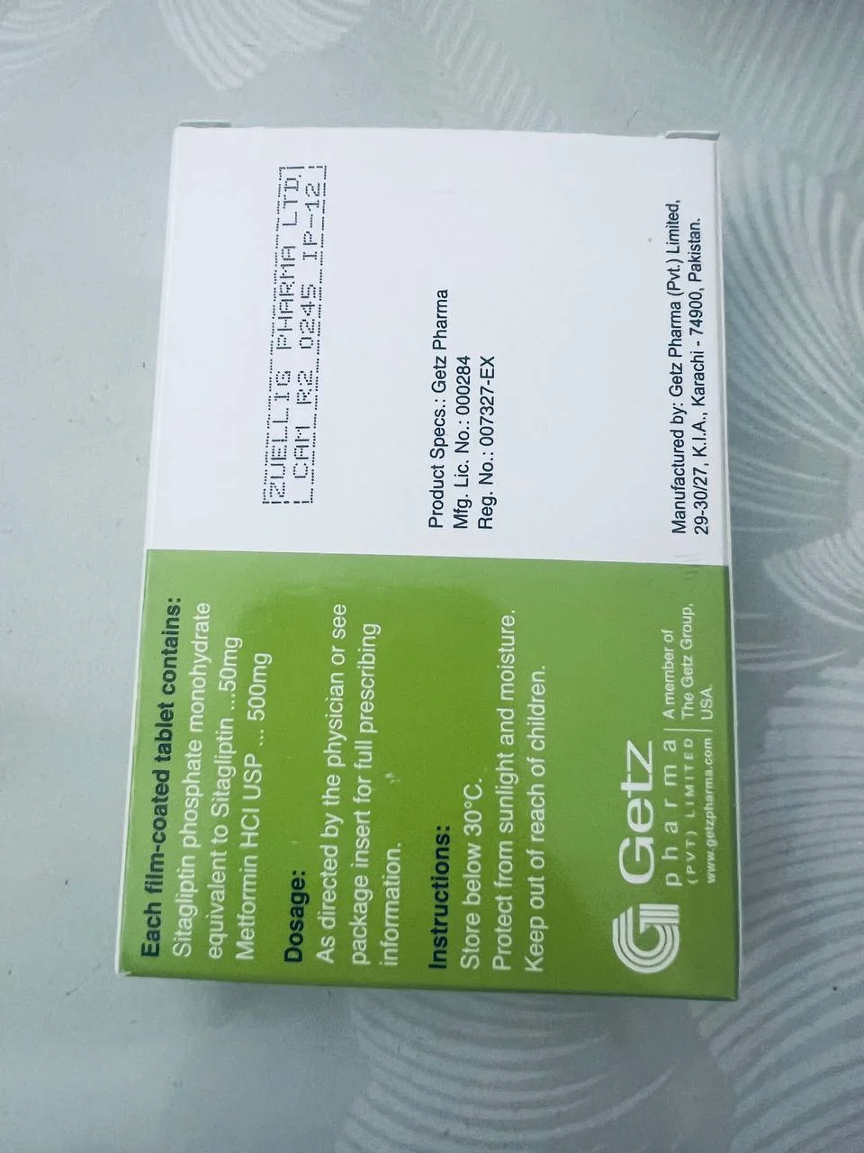 Sitagliptin/Metformin — available at pharmacies in Cambodia on PharmKulen