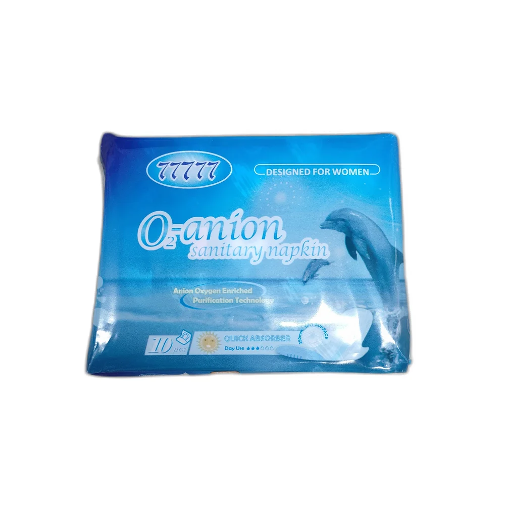 77777 O2-Anion Sanitary Napkin — available at pharmacies in Cambodia on PharmKulen