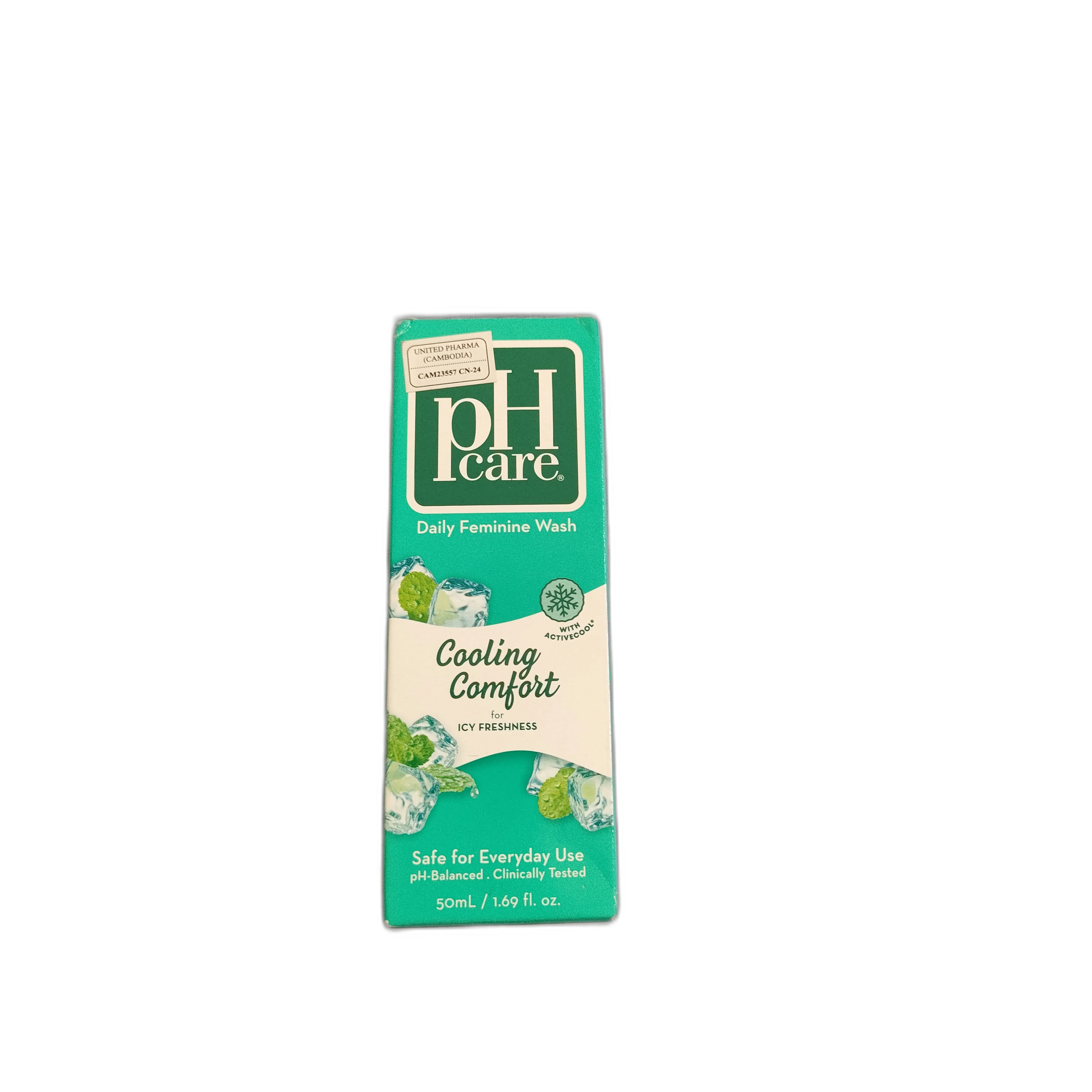 pH care Daily Feminine Wash cooling camtavl 50ml — available at pharmacies in Cambodia on PharmKulen