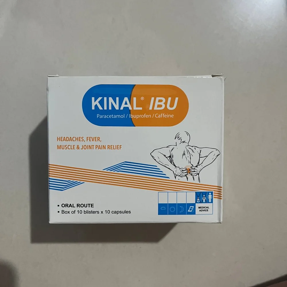 Kinal IBU — available at pharmacies in Cambodia on PharmKulen