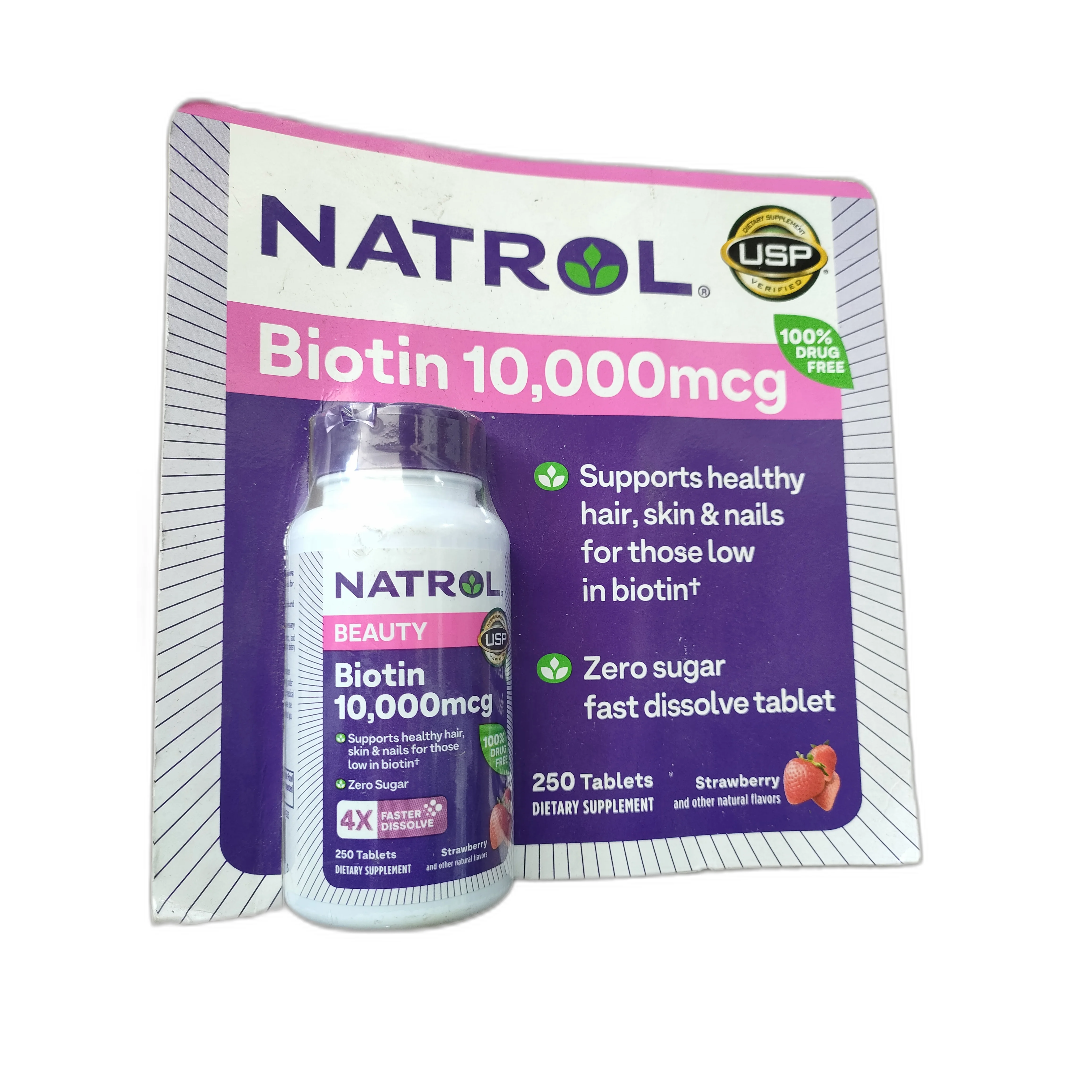 Natrol Biotin — available at pharmacies in Cambodia on PharmKulen