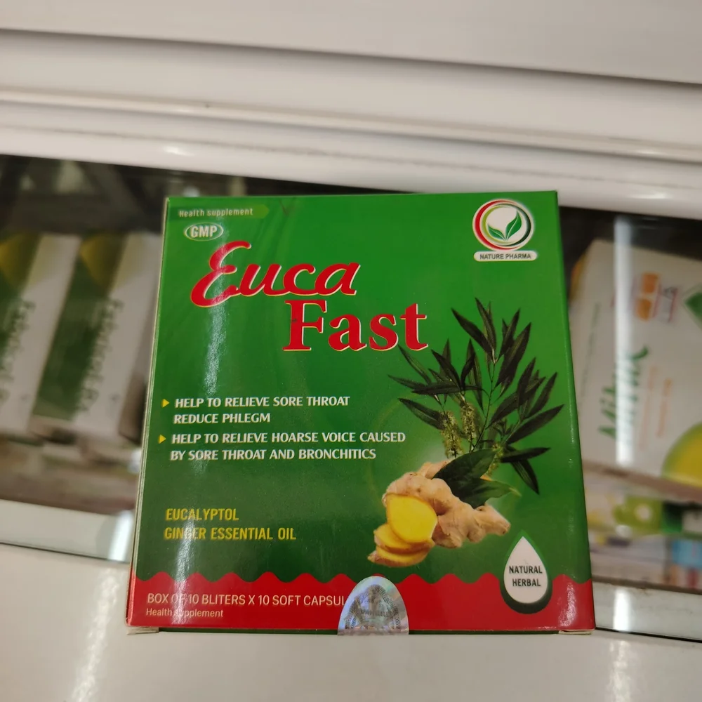 Euca Fast — available at pharmacies in Cambodia on PharmKulen