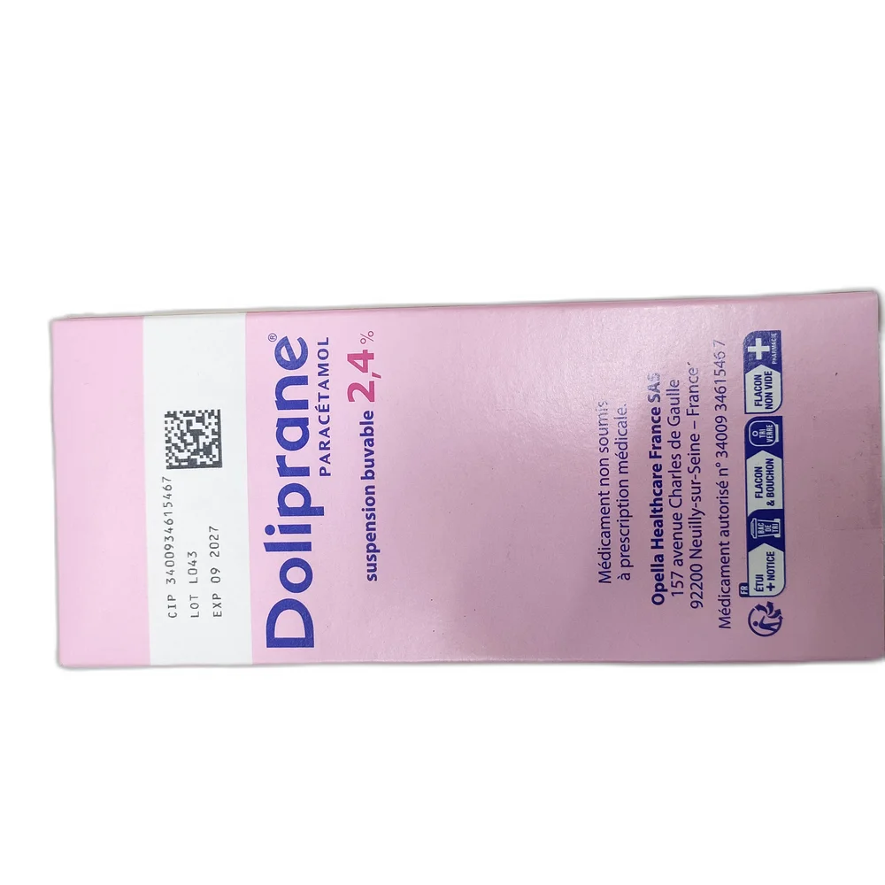 Doliprane — available at pharmacies in Cambodia on PharmKulen