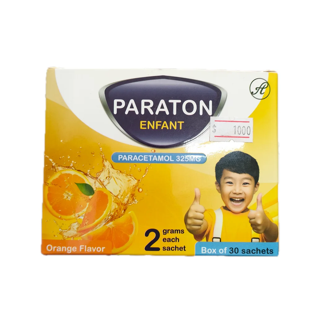 Paraton Enfant — available at pharmacies in Cambodia on PharmKulen