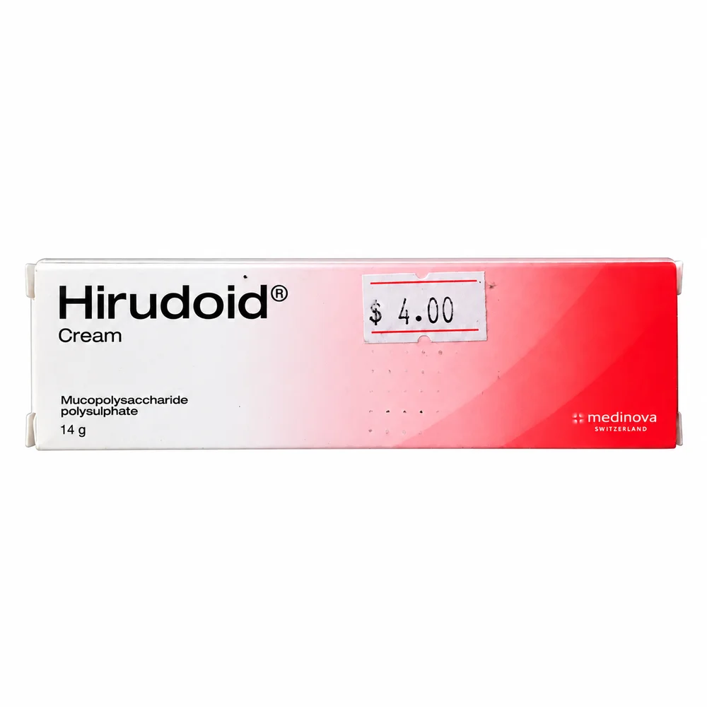 Hirudoid Cream — available at pharmacies in Cambodia on PharmKulen