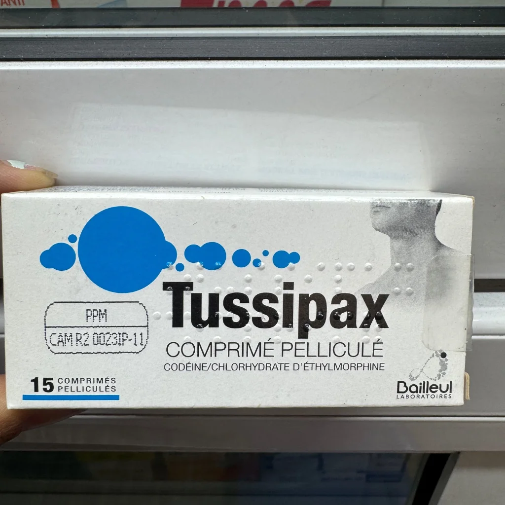 Tussipax — available at pharmacies in Cambodia on PharmKulen