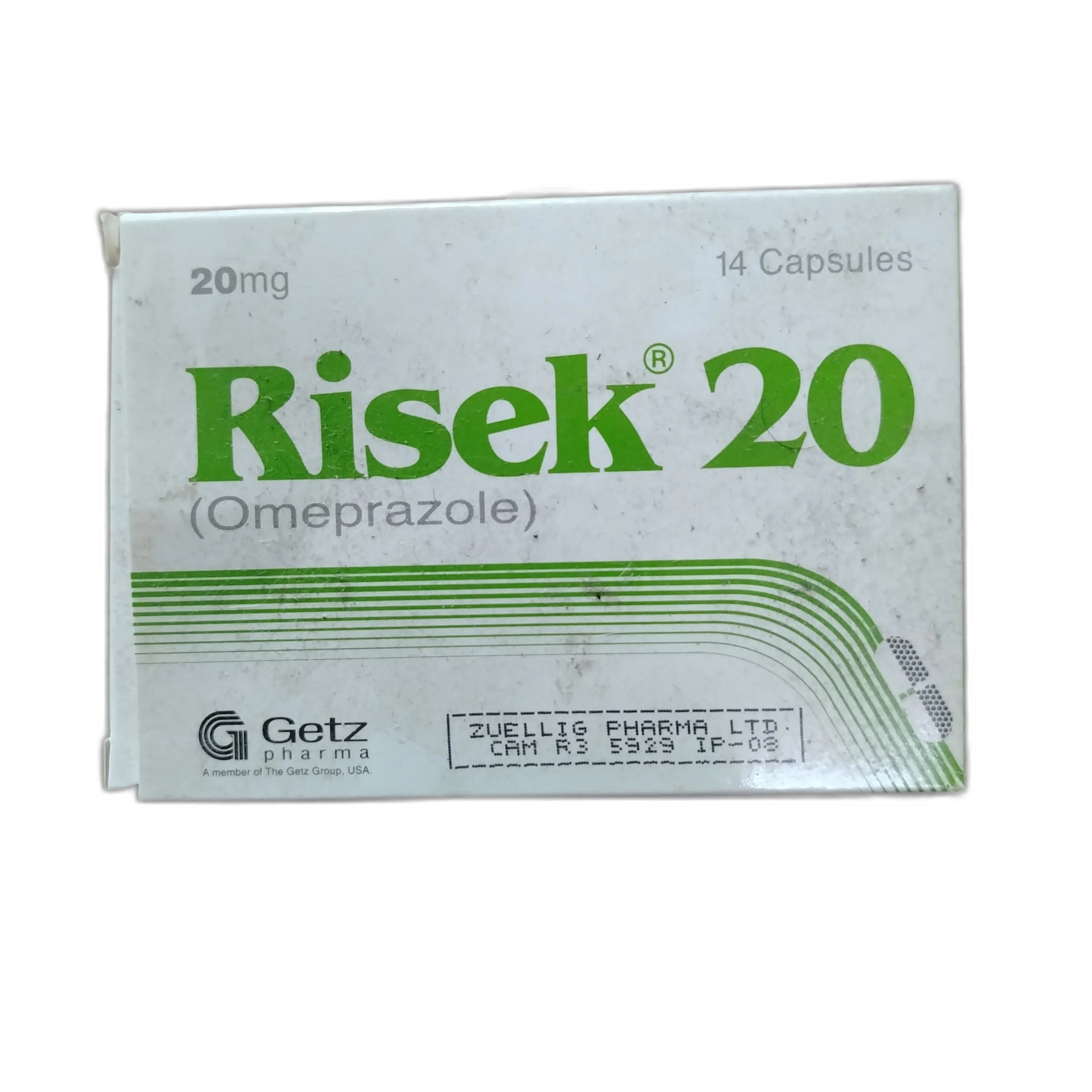Risek — available at pharmacies in Cambodia on PharmKulen