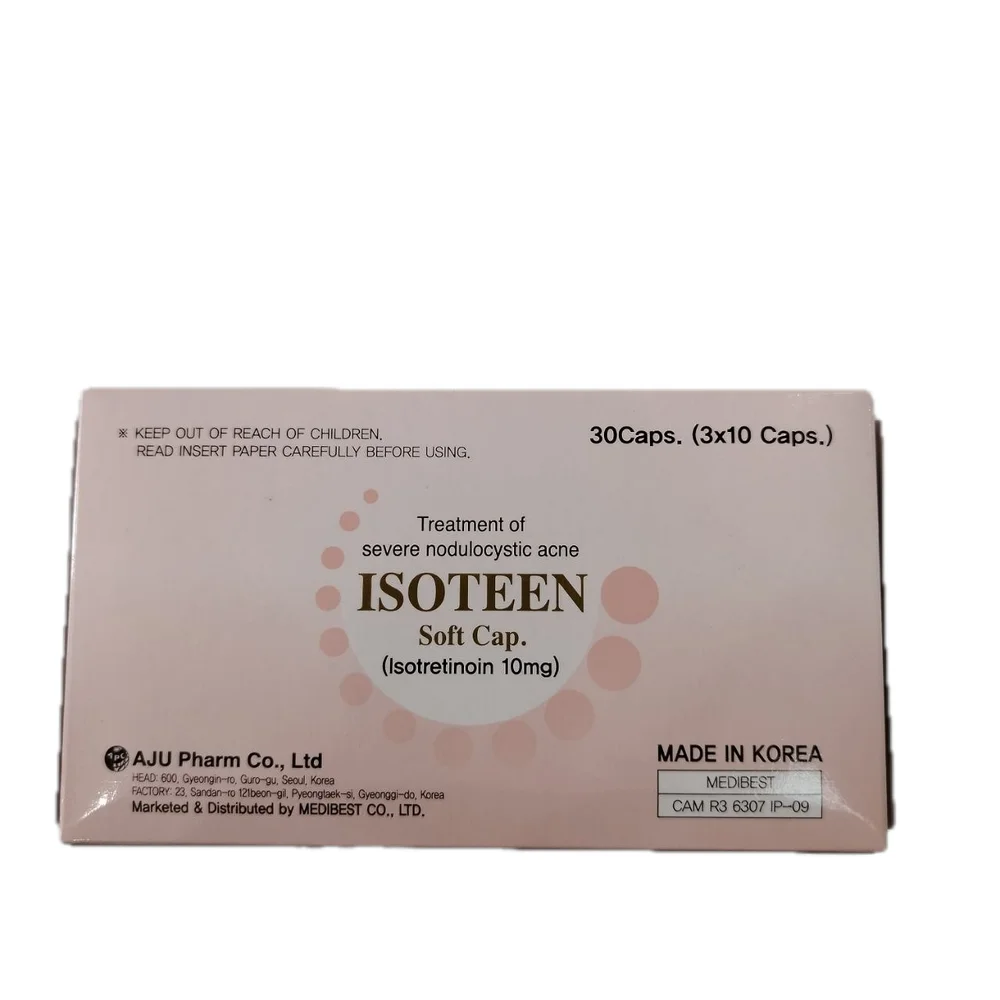 Isoteen — available at pharmacies in Cambodia on PharmKulen