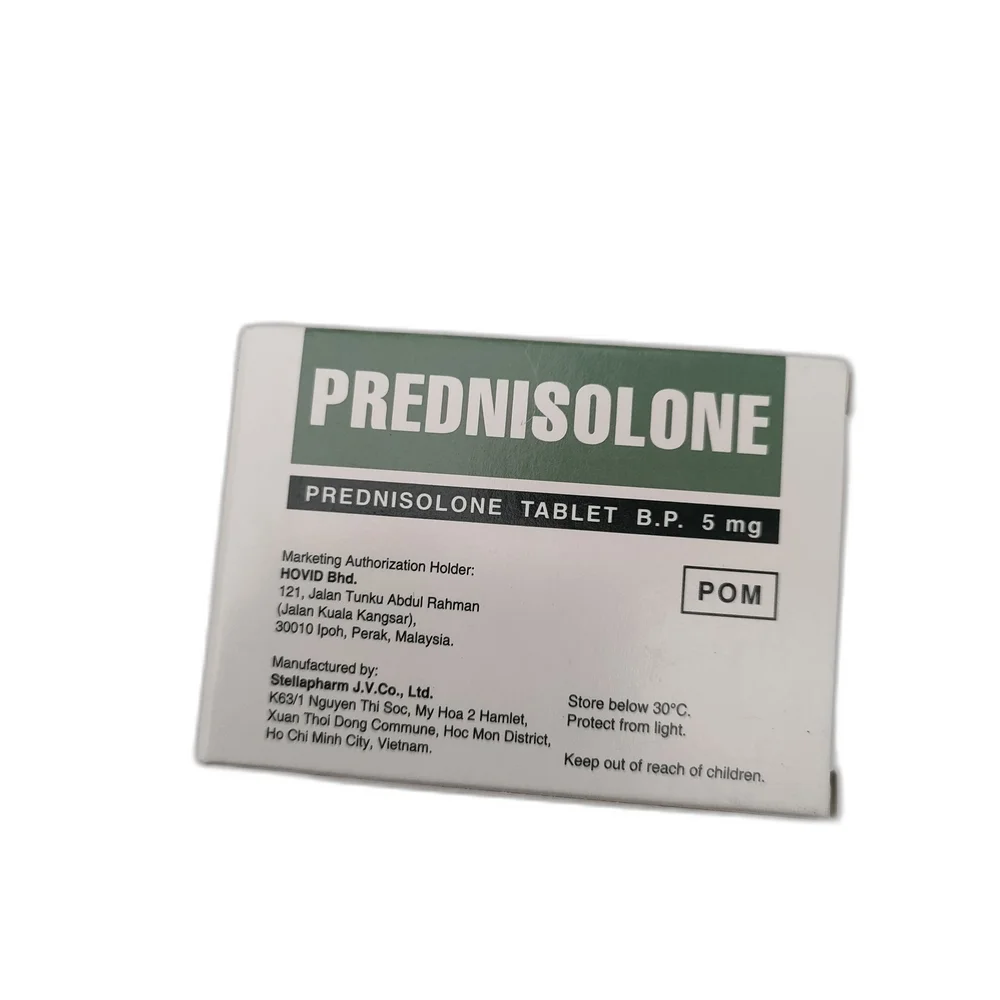 Prednisolone — available at pharmacies in Cambodia on PharmKulen