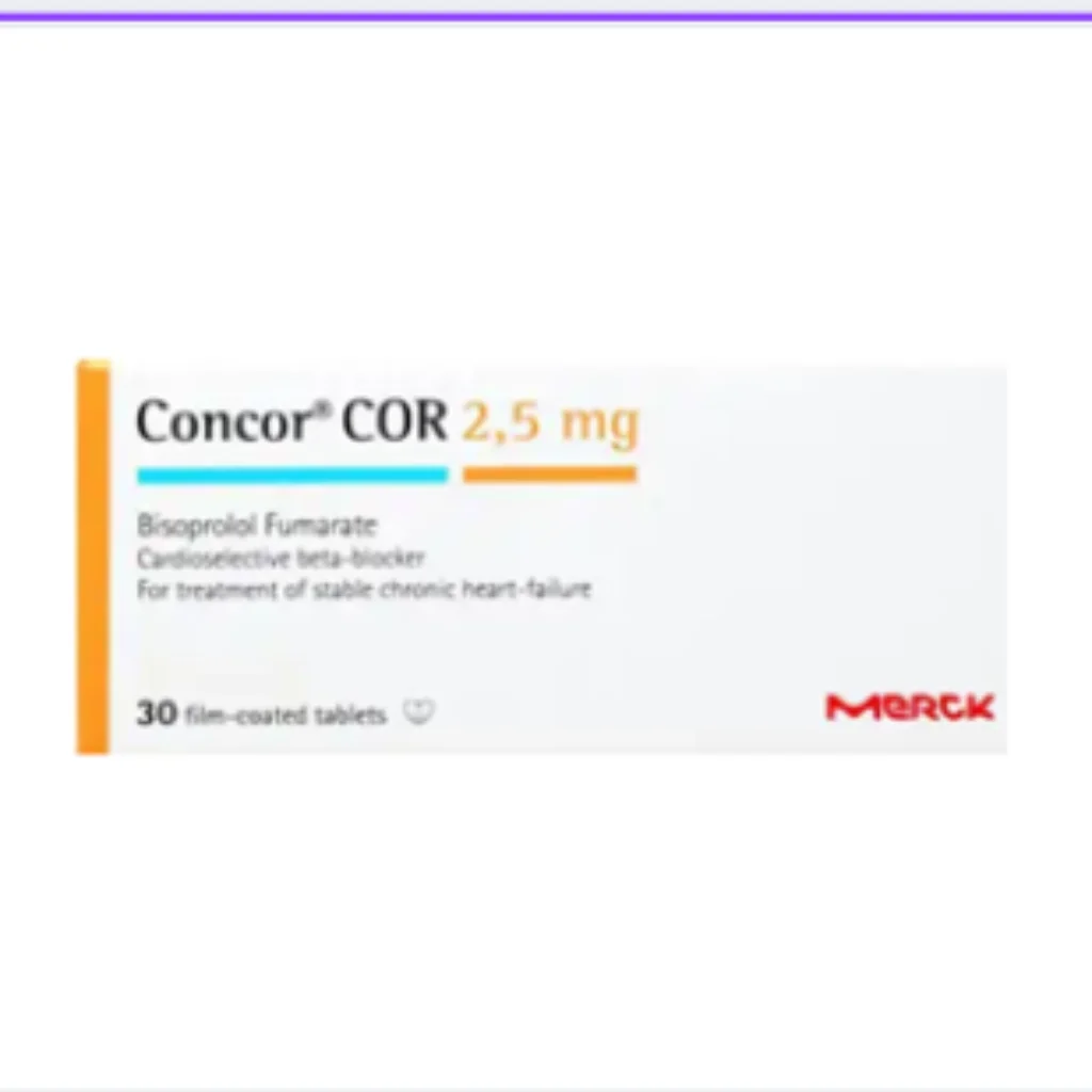 Concor 2.5mg (Bisoprolol) — available at pharmacies in Cambodia on PharmKulen