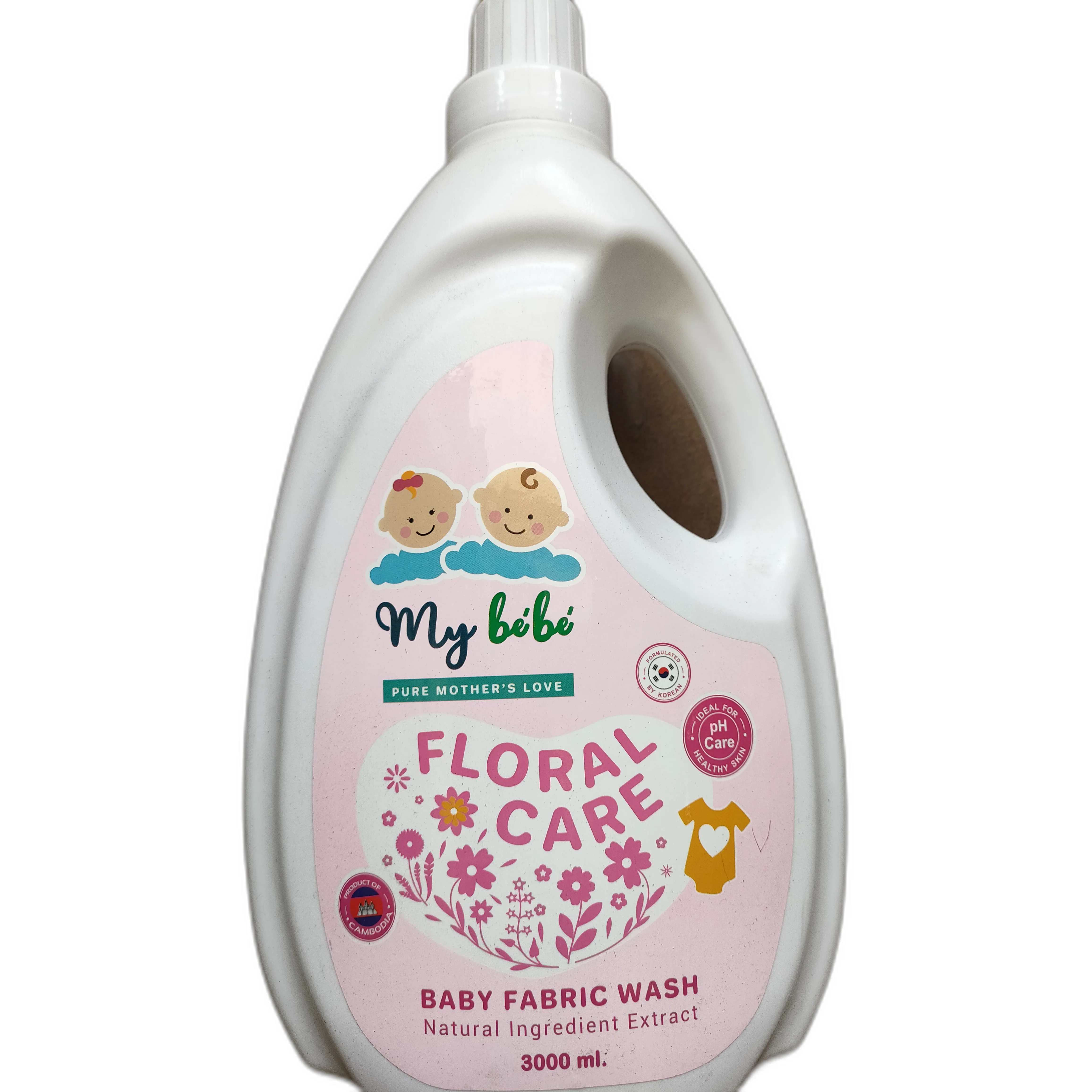 My Bebe Floral Care Baby Fabric Wash — available at pharmacies in Cambodia on PharmKulen