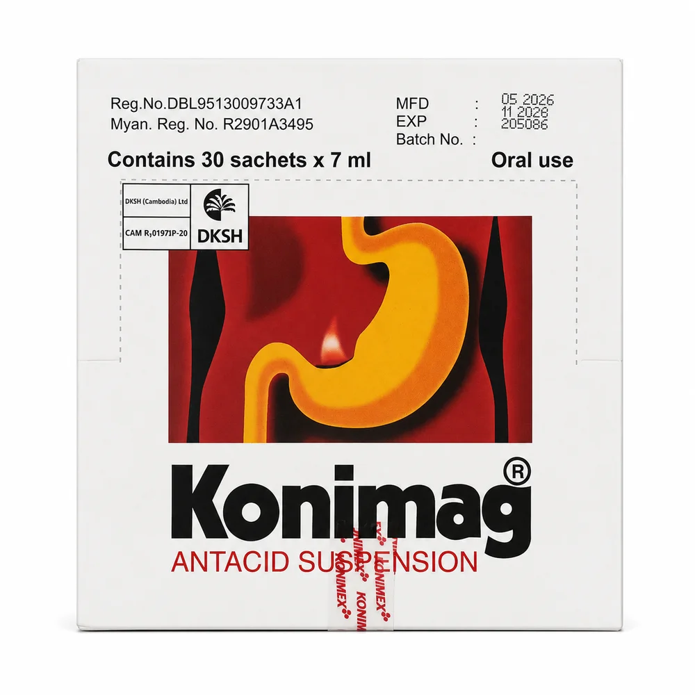 Konimag — available at pharmacies in Cambodia on PharmKulen