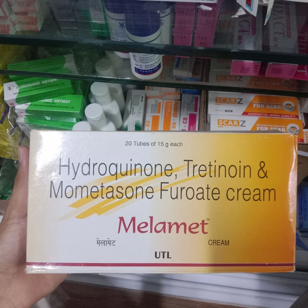 Melamet Cream — available at pharmacies in Cambodia on PharmKulen