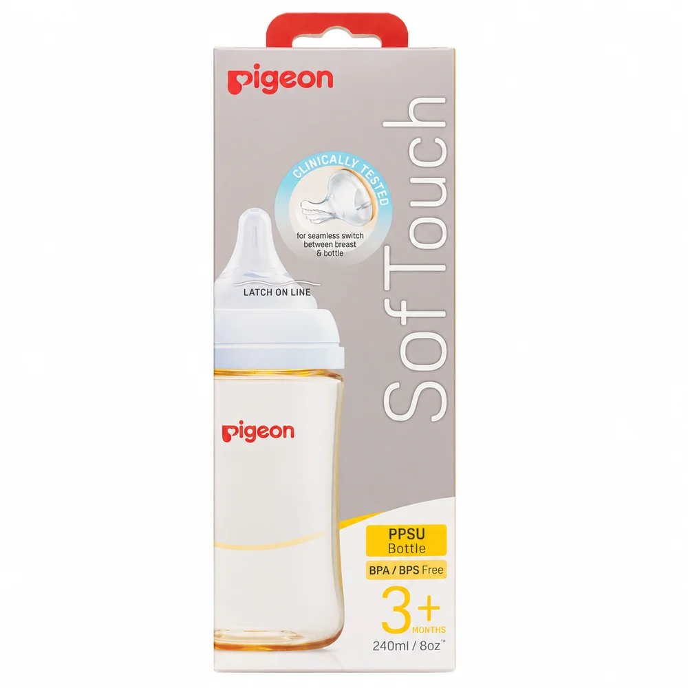 Pigeon SofTouch PPSU Baby Bottle — available at pharmacies in Cambodia on PharmKulen