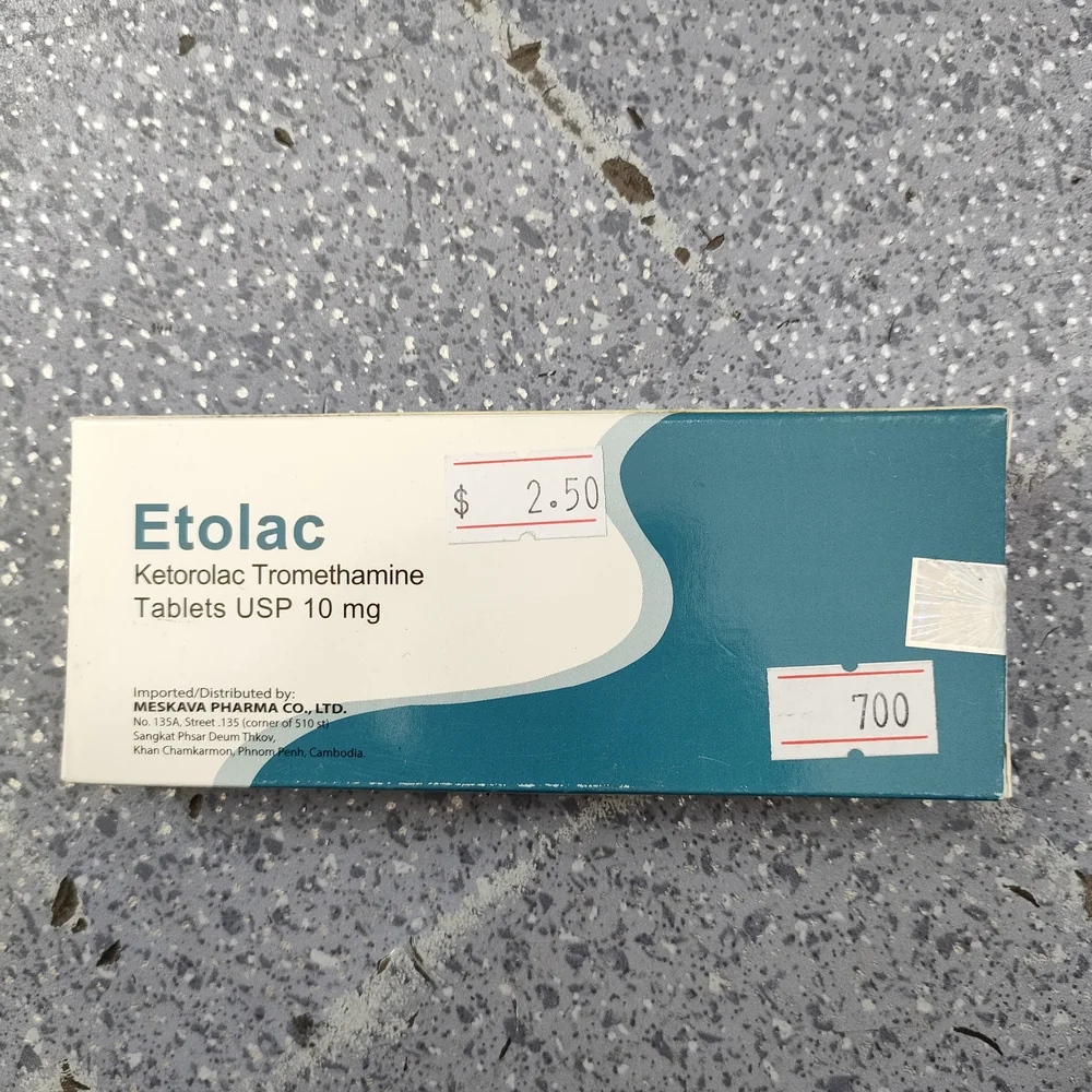 Etolac — available at pharmacies in Cambodia on PharmKulen
