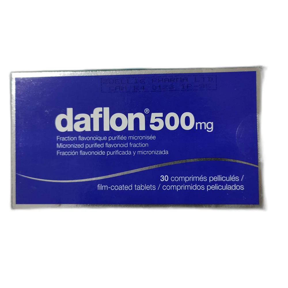 Daflon 500 mg — available at pharmacies in Cambodia on PharmKulen