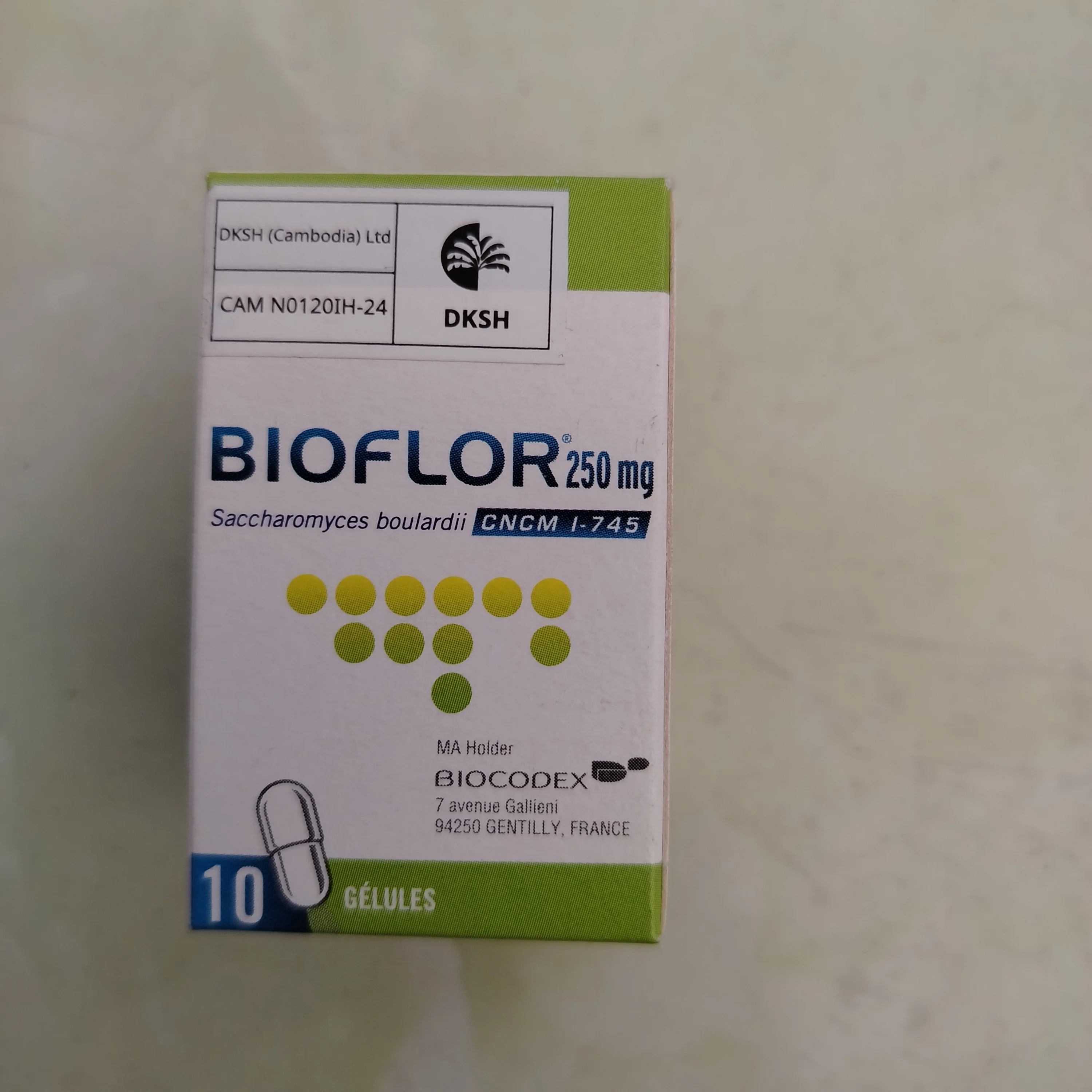 Bioflor — available at pharmacies in Cambodia on PharmKulen