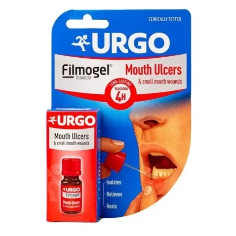 Urgo Filmogel Mouth Ulcers — available at pharmacies in Cambodia on PharmKulen