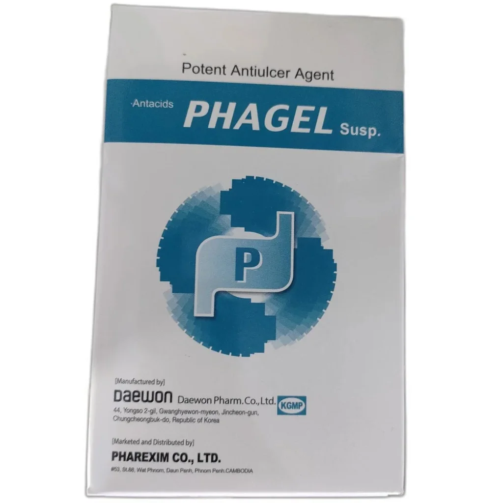 Phagel — available at pharmacies in Cambodia on PharmKulen