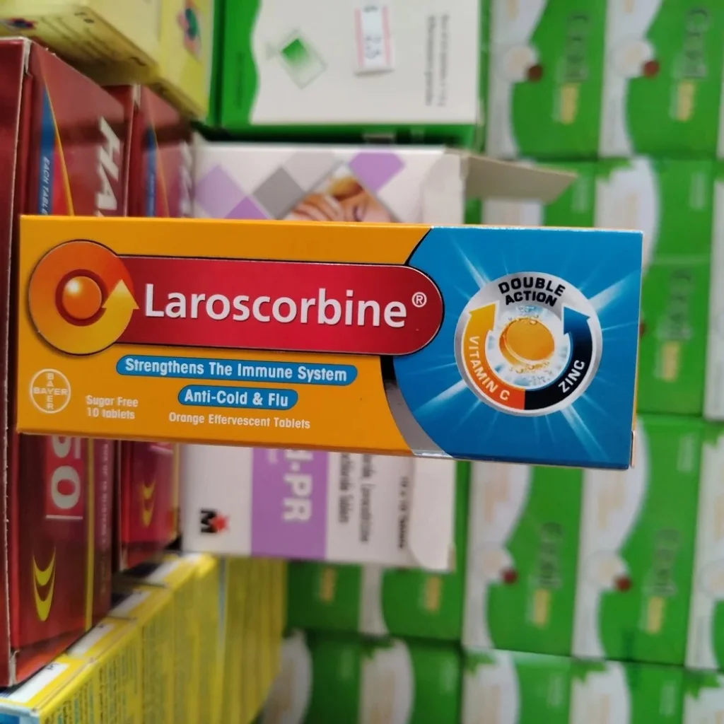 Laroscorbine — available at pharmacies in Cambodia on PharmKulen