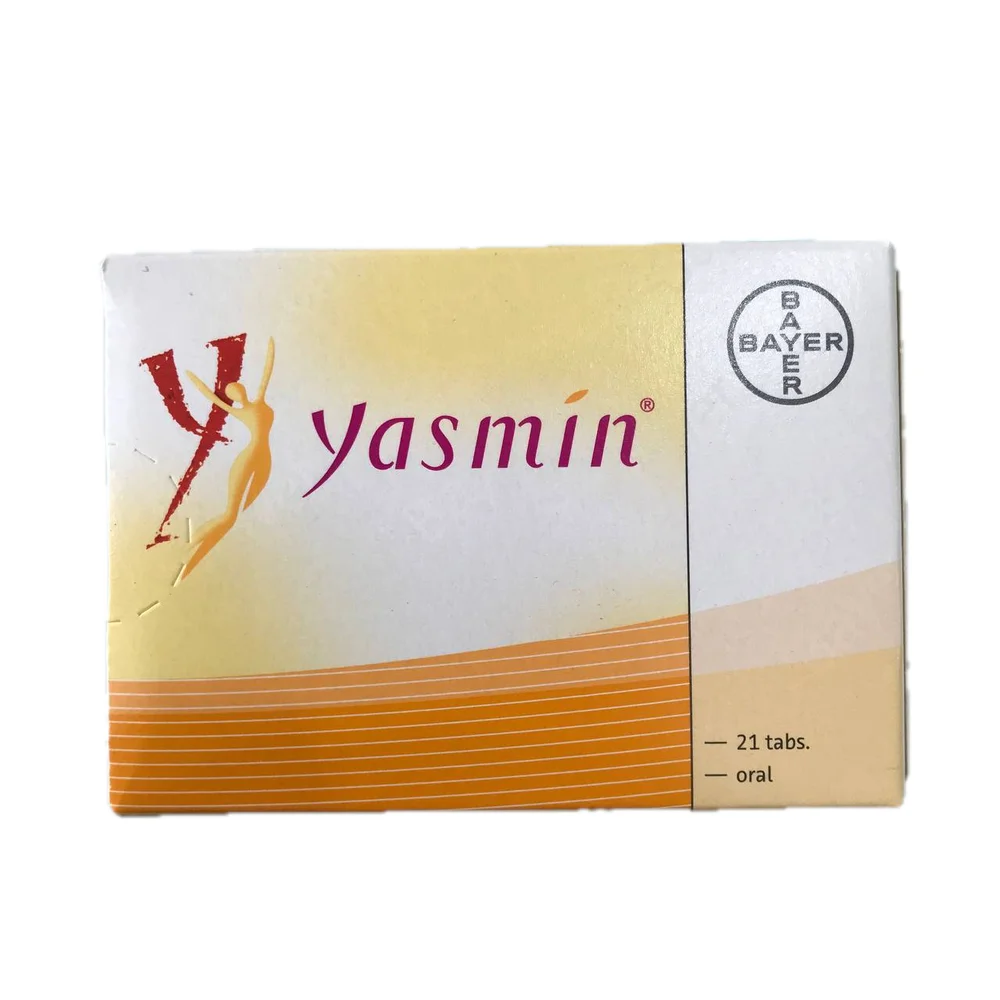 Yasmin — available at pharmacies in Cambodia on PharmKulen