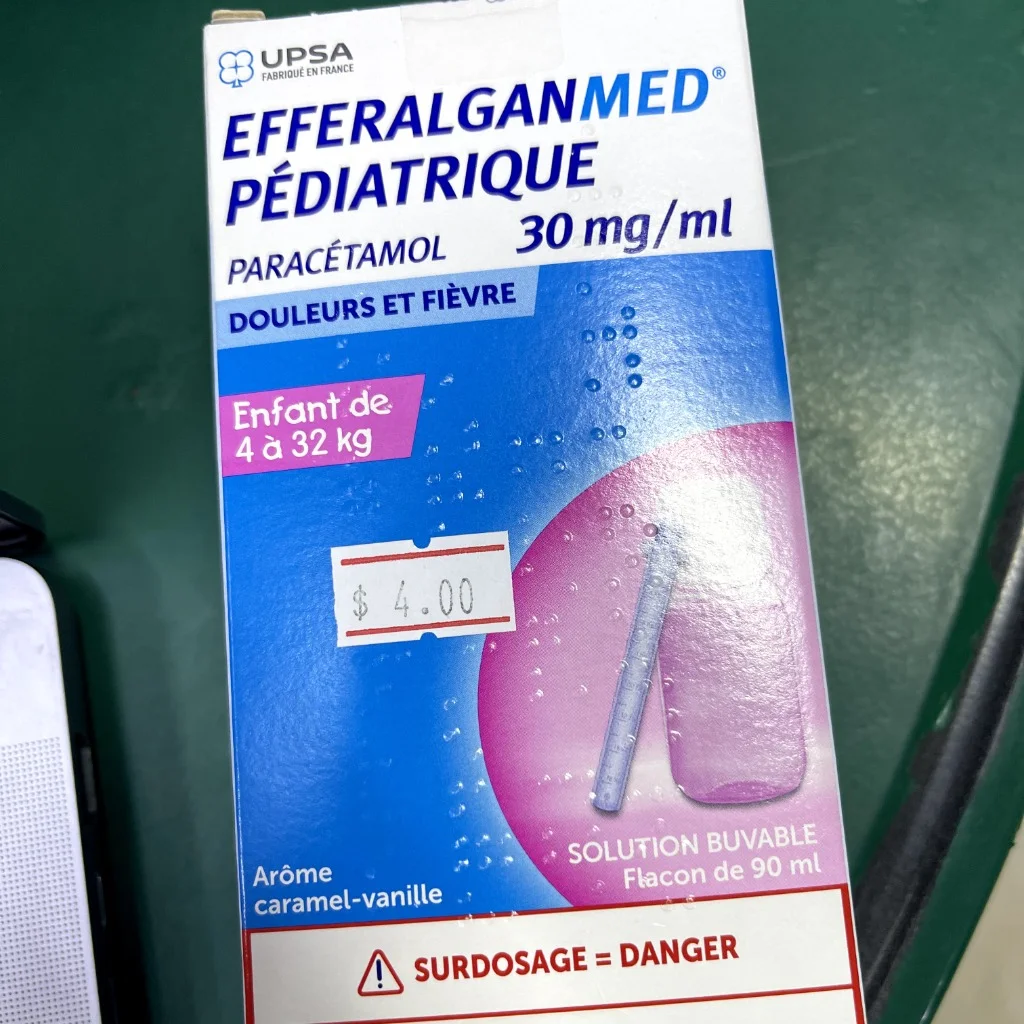 Efferalganmed — available at pharmacies in Cambodia on PharmKulen
