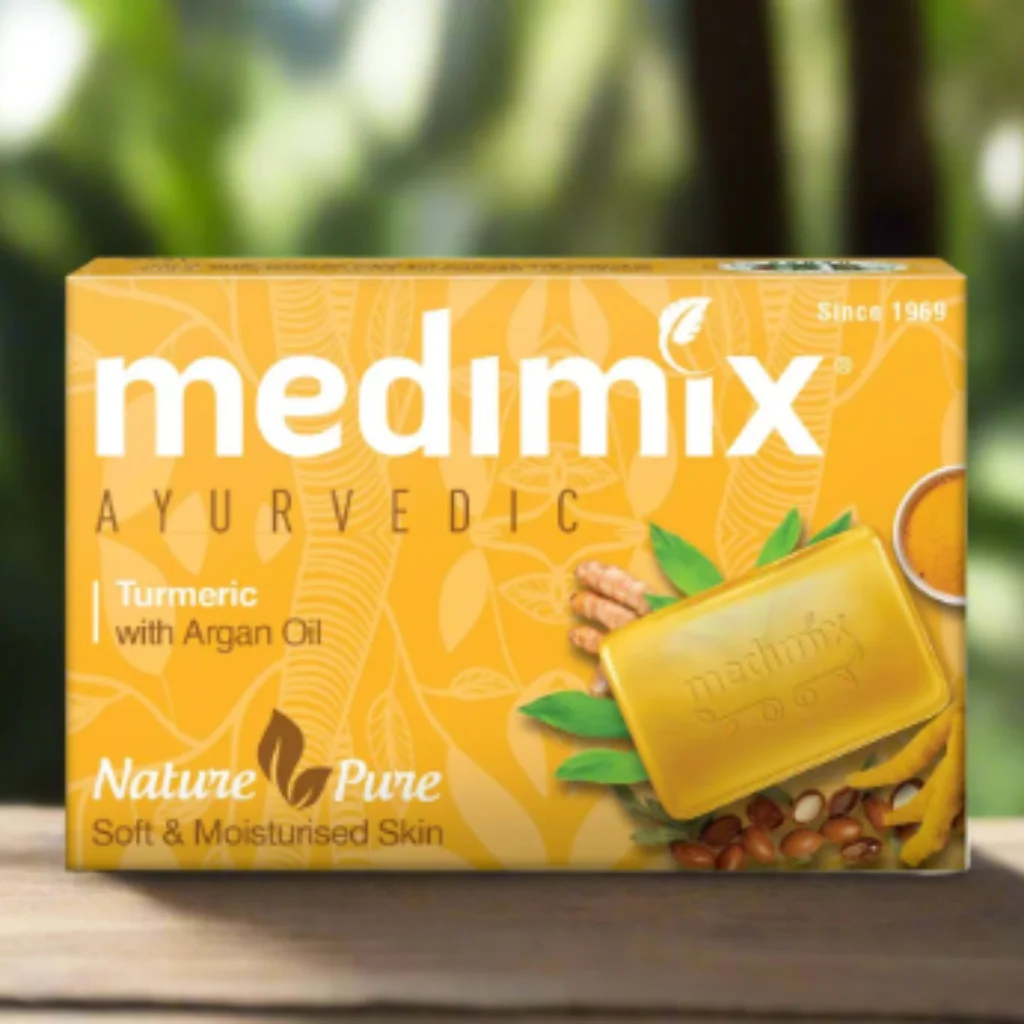 Medimix Turmeric and Argan Oil — available at pharmacies in Cambodia on PharmKulen
