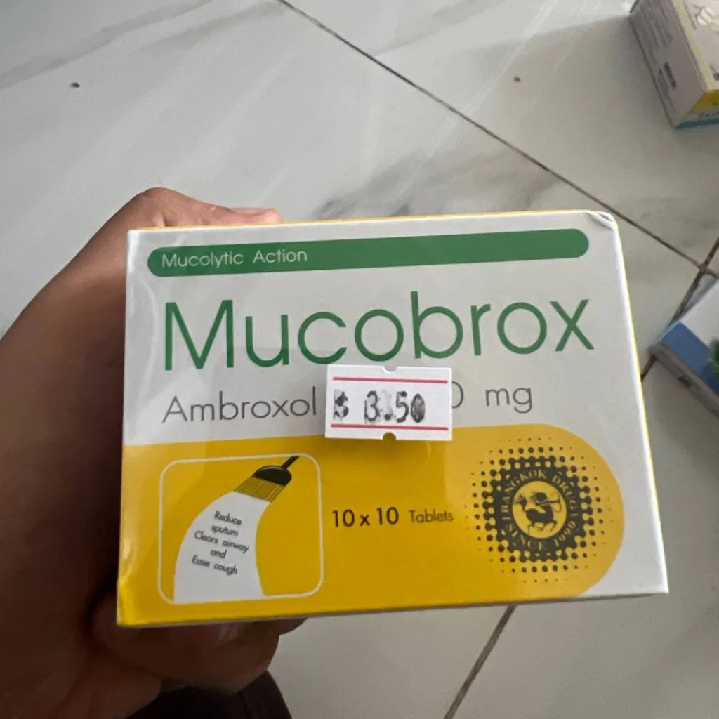 Mucobrox — available at pharmacies in Cambodia on PharmKulen
